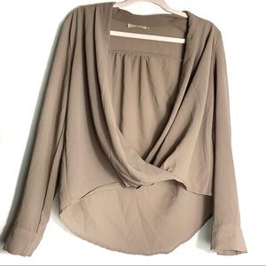 Elodie Cross front Blouse M